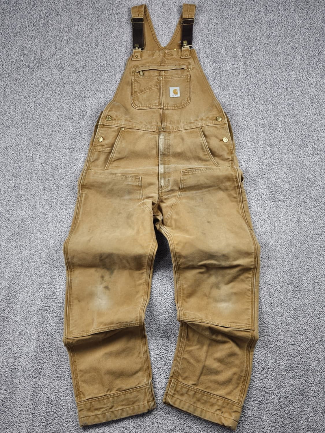 칼하트 덕 캔버스 더블니 워크 오버롤 ( 34 X 34 ) / 10238 상품이미지1