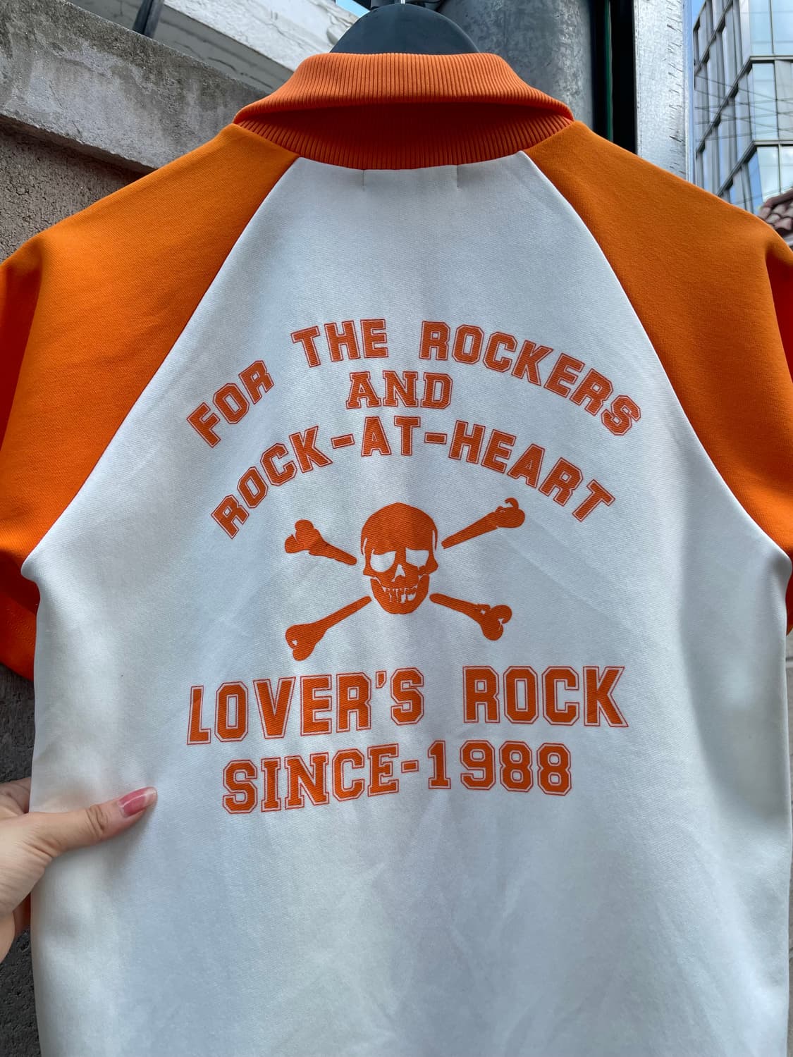 스컬 로고 오렌지 반팔 져지 상품이미지4