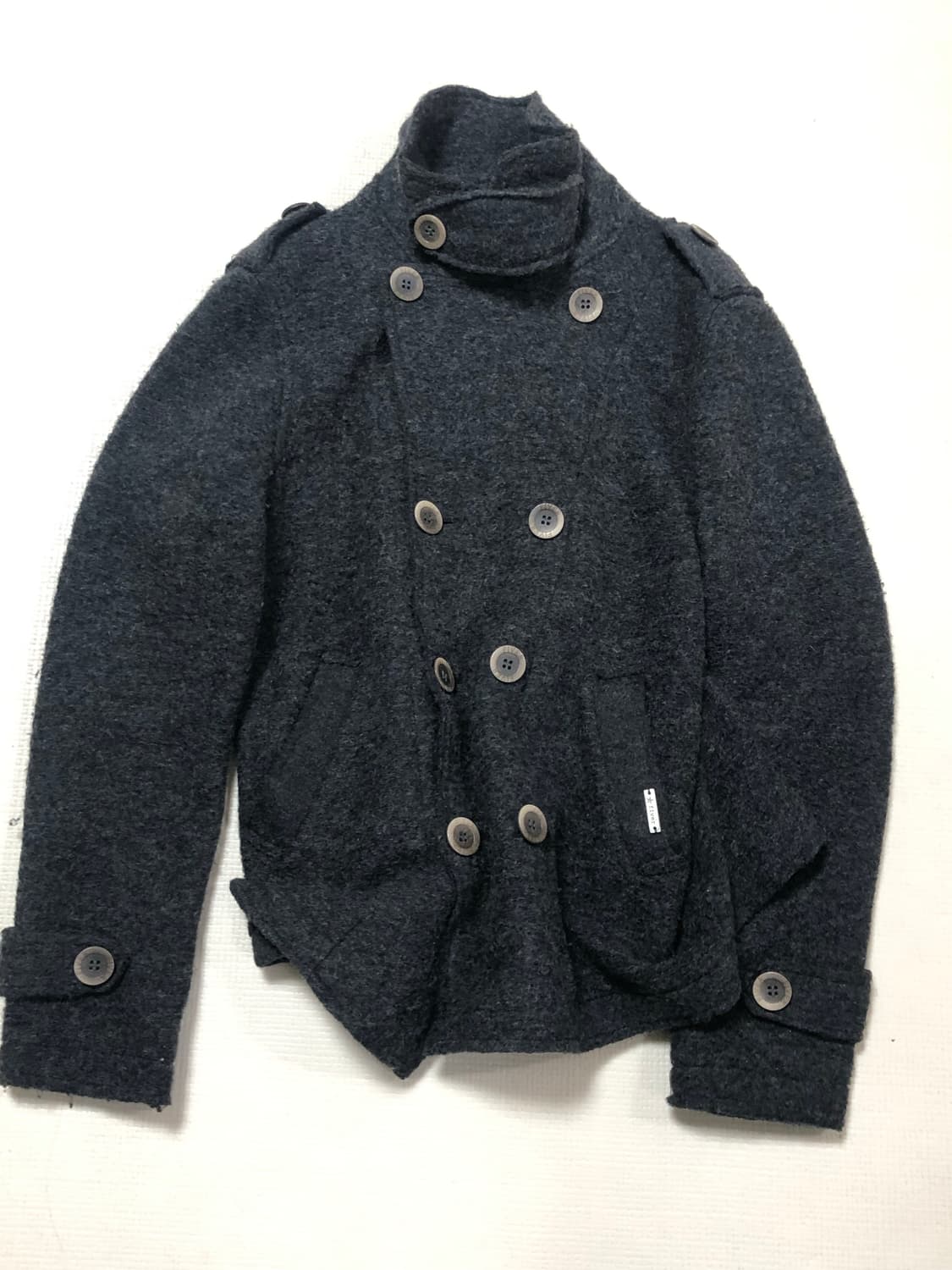 빈티지 fiver 울 코트 상품이미지9