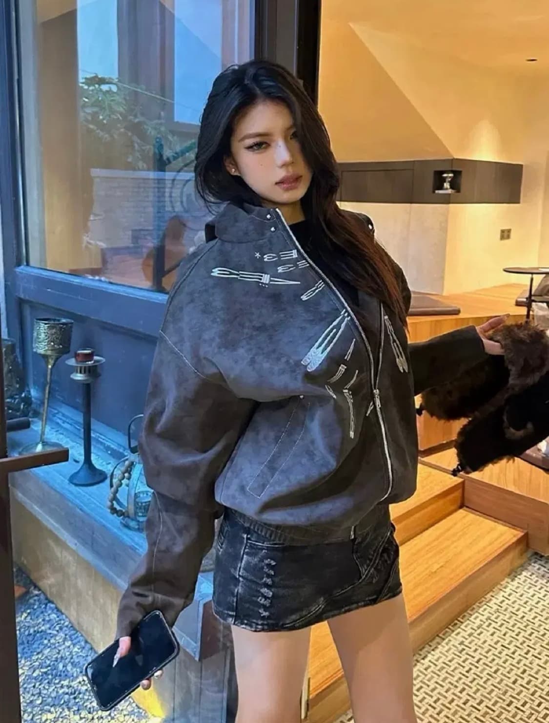 아메리칸 하이스트릿 빈티지 재킷 후드집업 상품이미지4