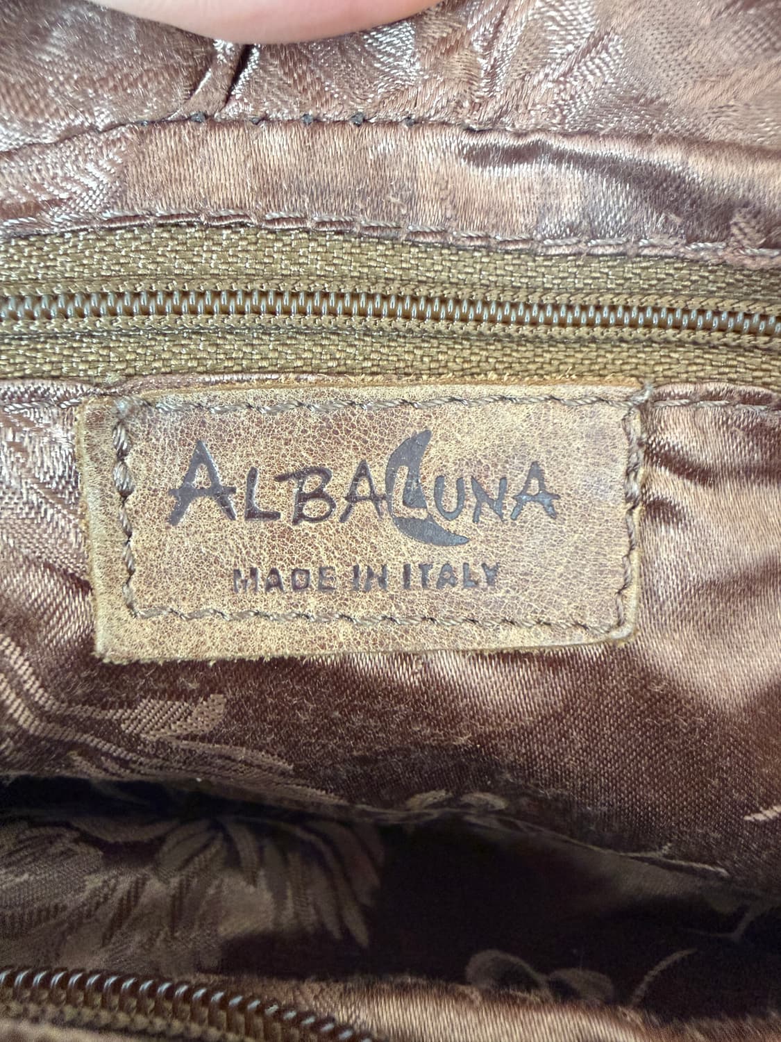 ALBALUNA 레더 숄더백(ITALY) 상품이미지6