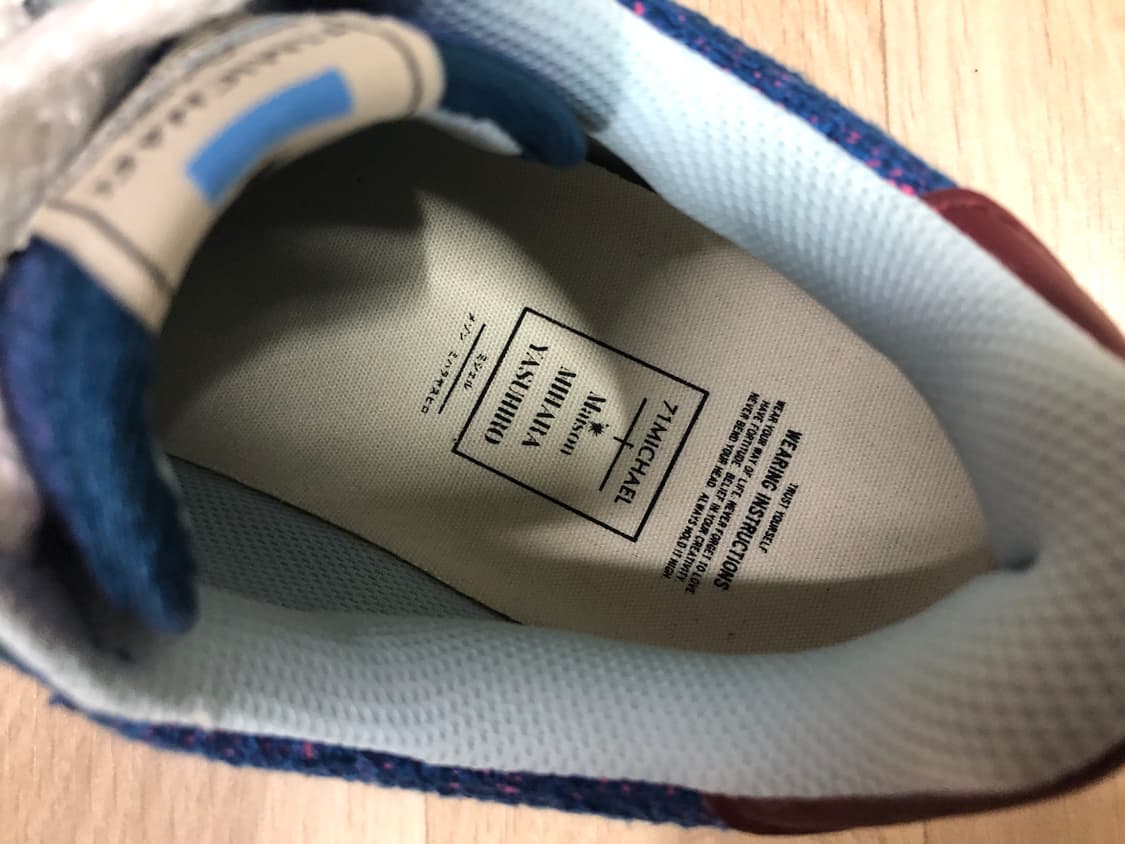 미하라야스히로 71 마이클 웨인 OG 솔 자수 스니커즈 블루 42 상품이미지9