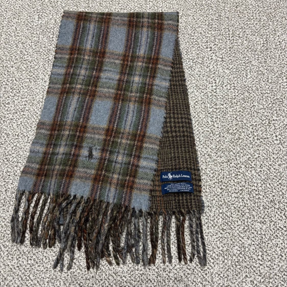 [택포,램스울80] 폴로 랄프로렌 투웨이 이태리 머플러 목도리 [A+] 상품이미지1