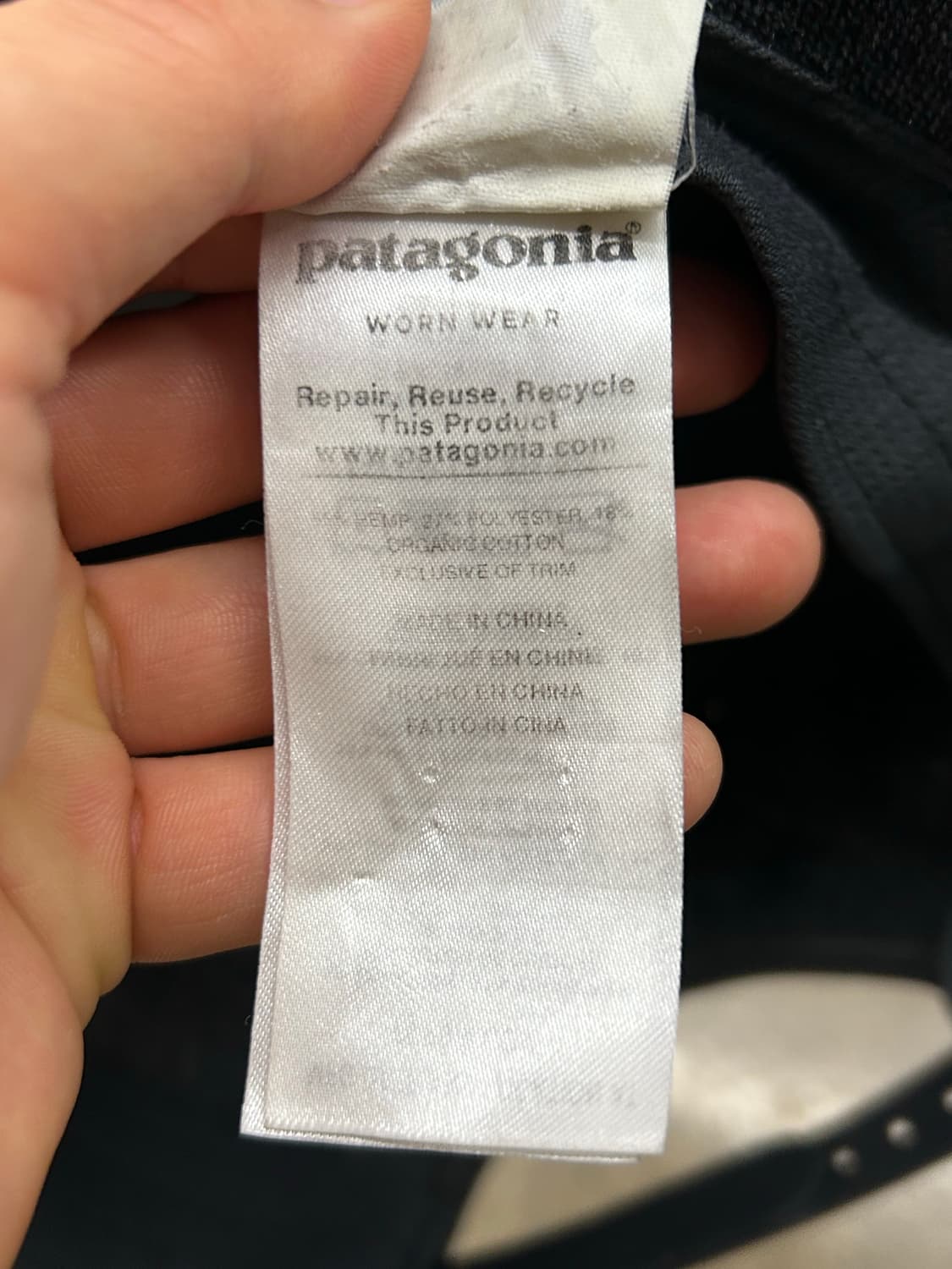 파타고니아 볼캡 모자 그레이 상품이미지5