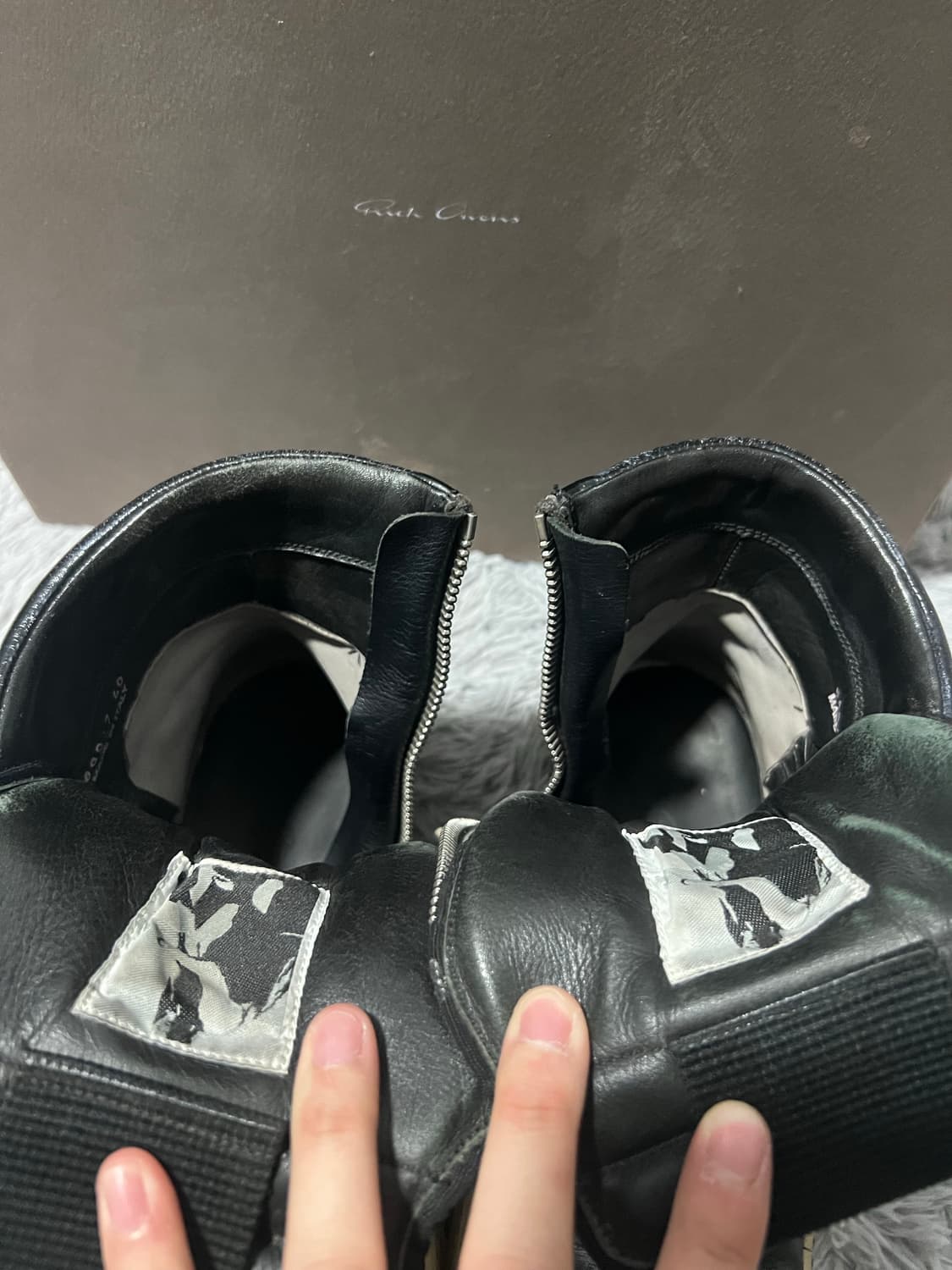 릭오웬스 지오바스켓 올검 40사이즈 상품이미지7