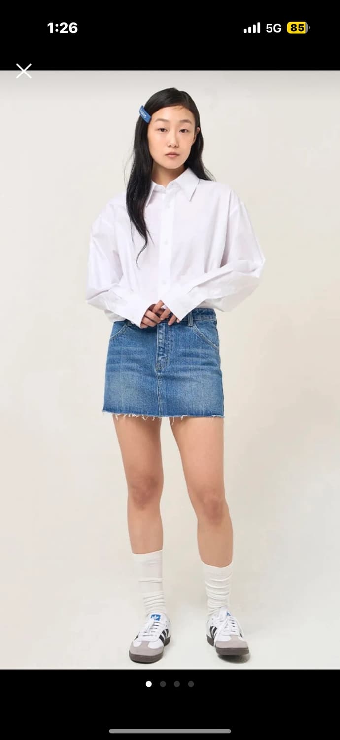 PLAC 데님 미니스커트 상품이미지1