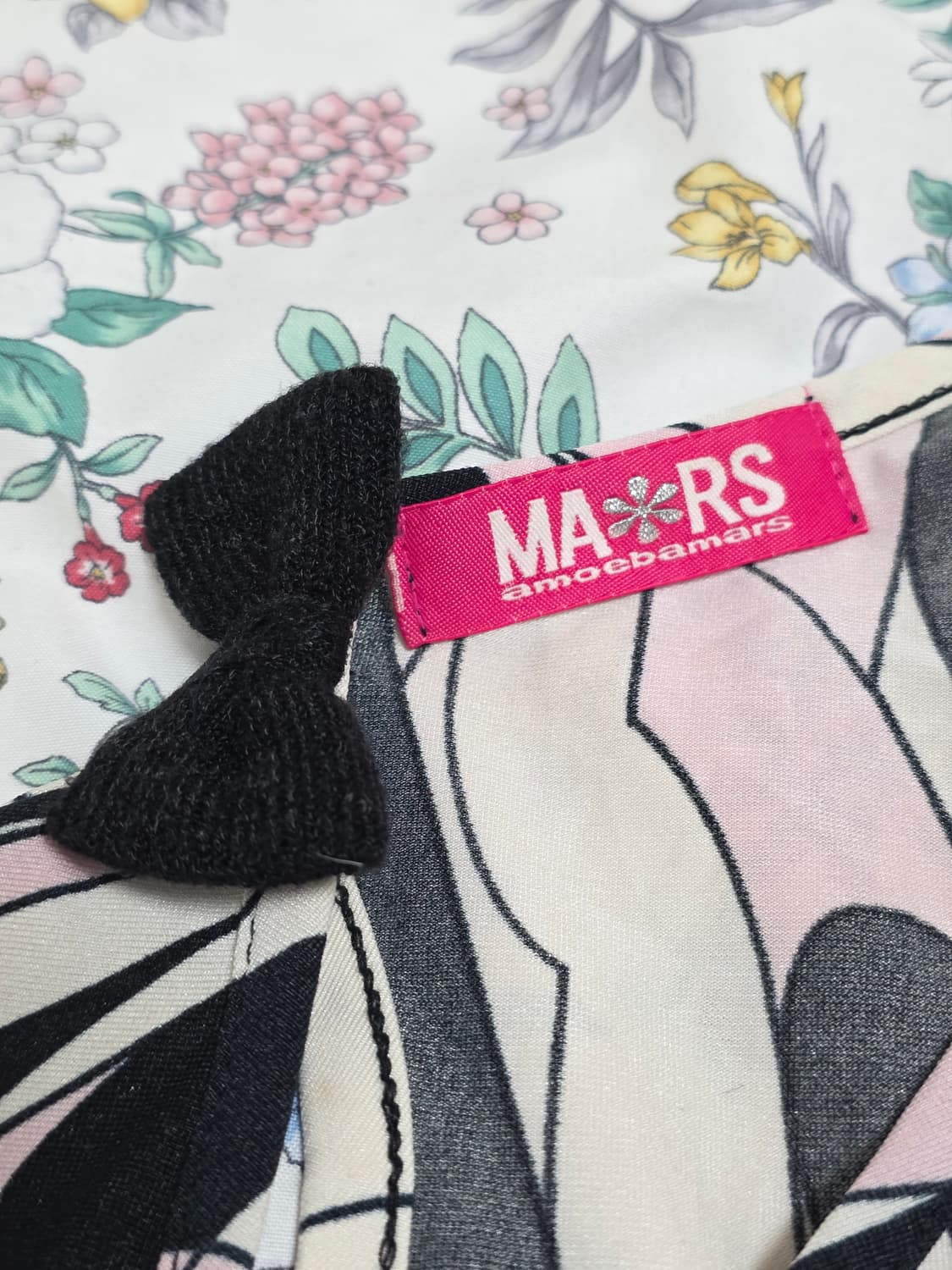 ma*rs 일본고전빈티지)00s 아게죠 오네갸루 리본 로맨틱섹시 원피스 상품이미지3