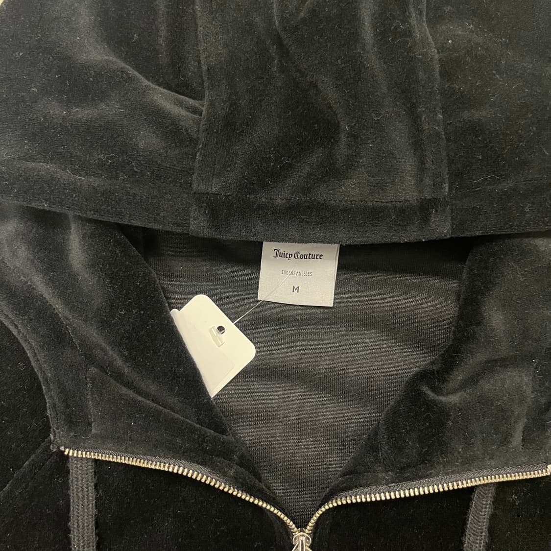 쥬시꾸띄르 벨벳 후드집업 상품이미지4