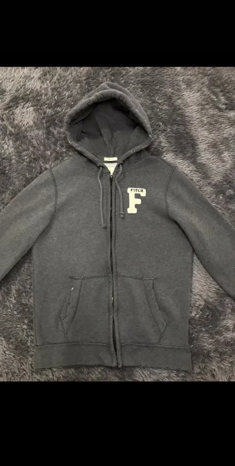 [[M, A급, 공용]@ 아베크롬비(AF) 빈티지 후드 집업 져지 상품이미지1