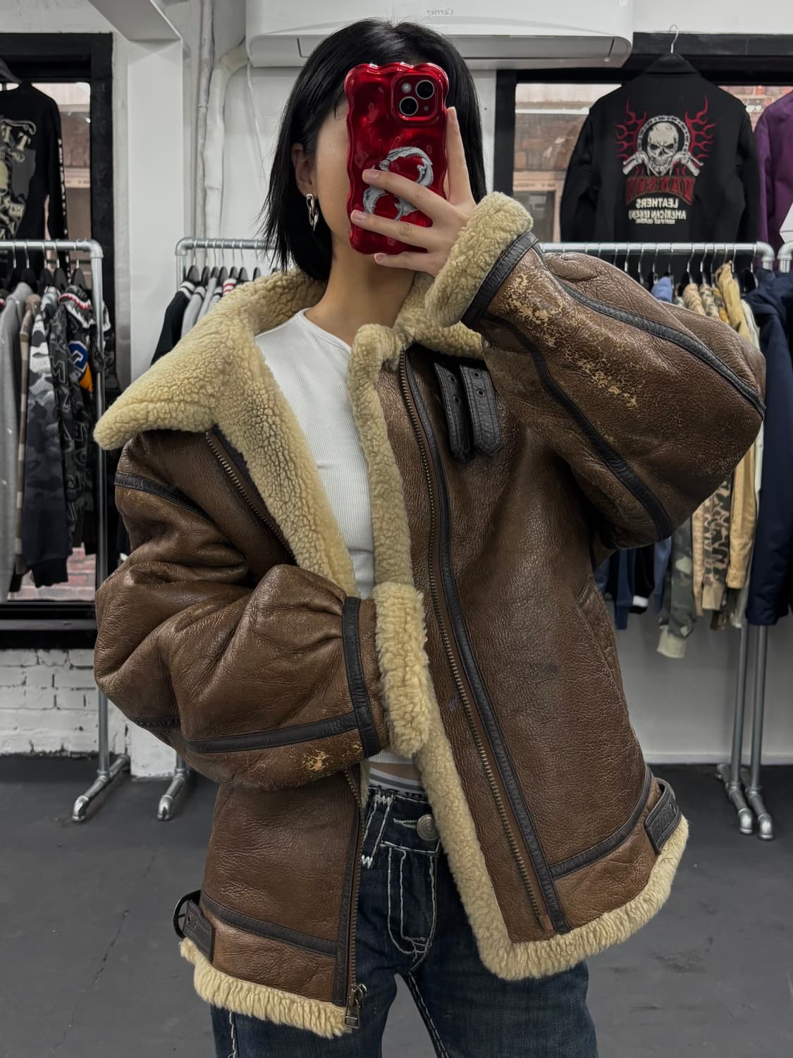 Lampis 양가죽 B3 무스탕 상품이미지1