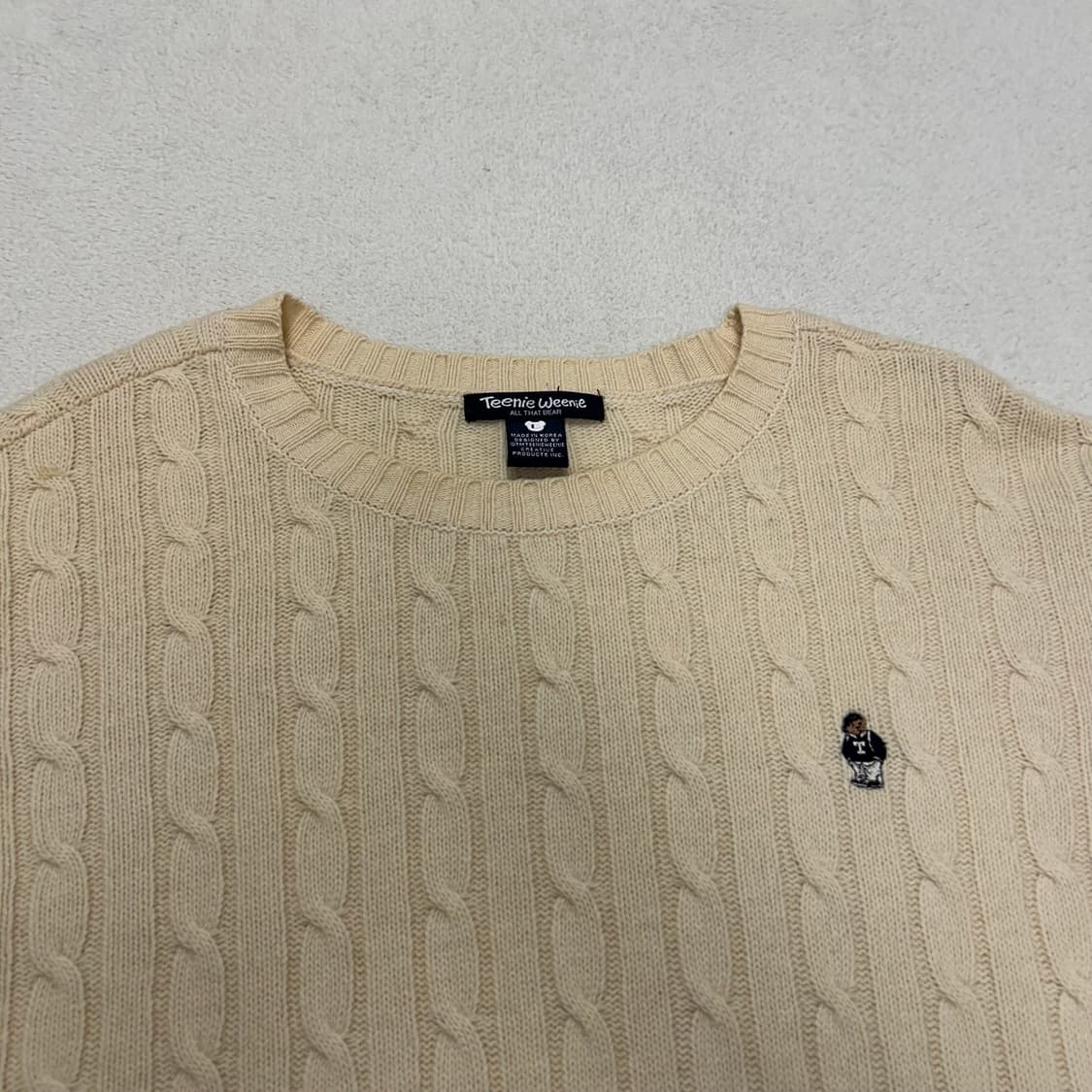 Teenie Weenie ivory knit 상품이미지4