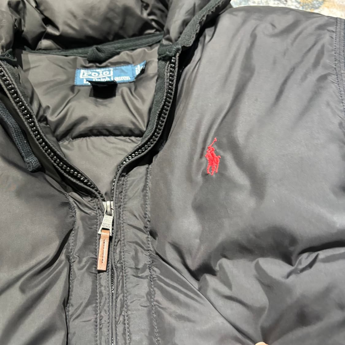 폴로 래드포니00s 빈티지 봄버 후드패딩 상품이미지4