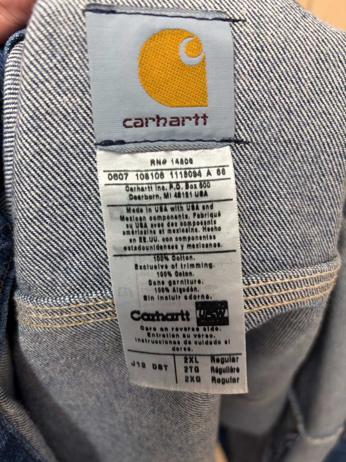칼하트 DST j12 2XL 상품이미지3