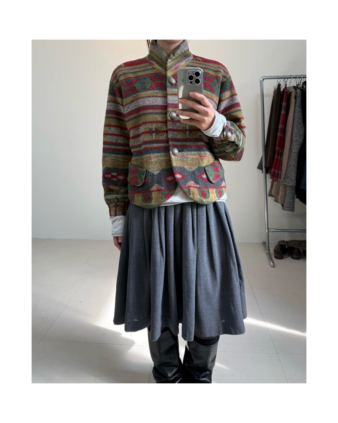 빈티지 울 자켓 상품이미지3