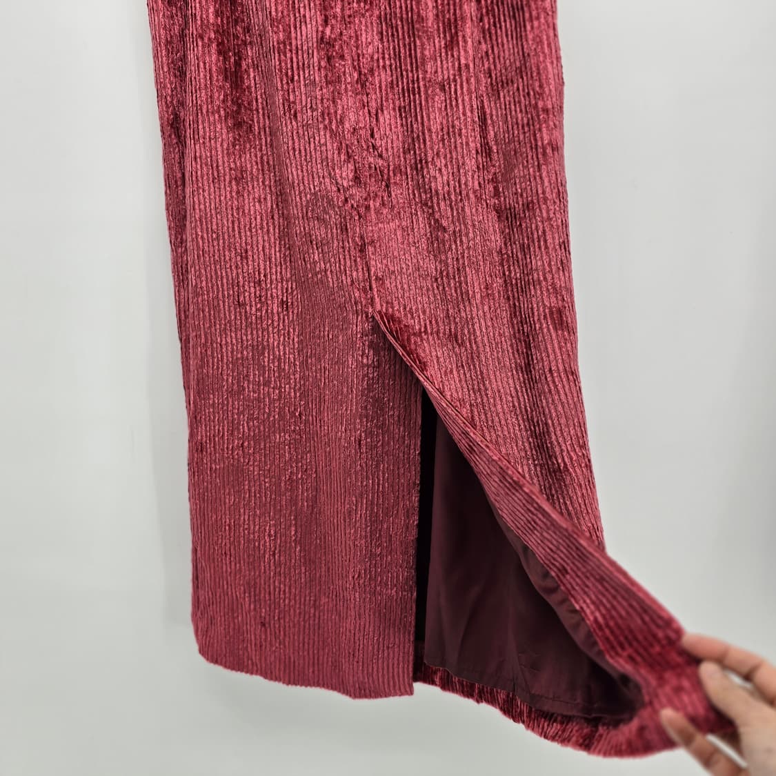 Demi-Luxe BEAMS 벨벳 롱 스커트 38 상품이미지9