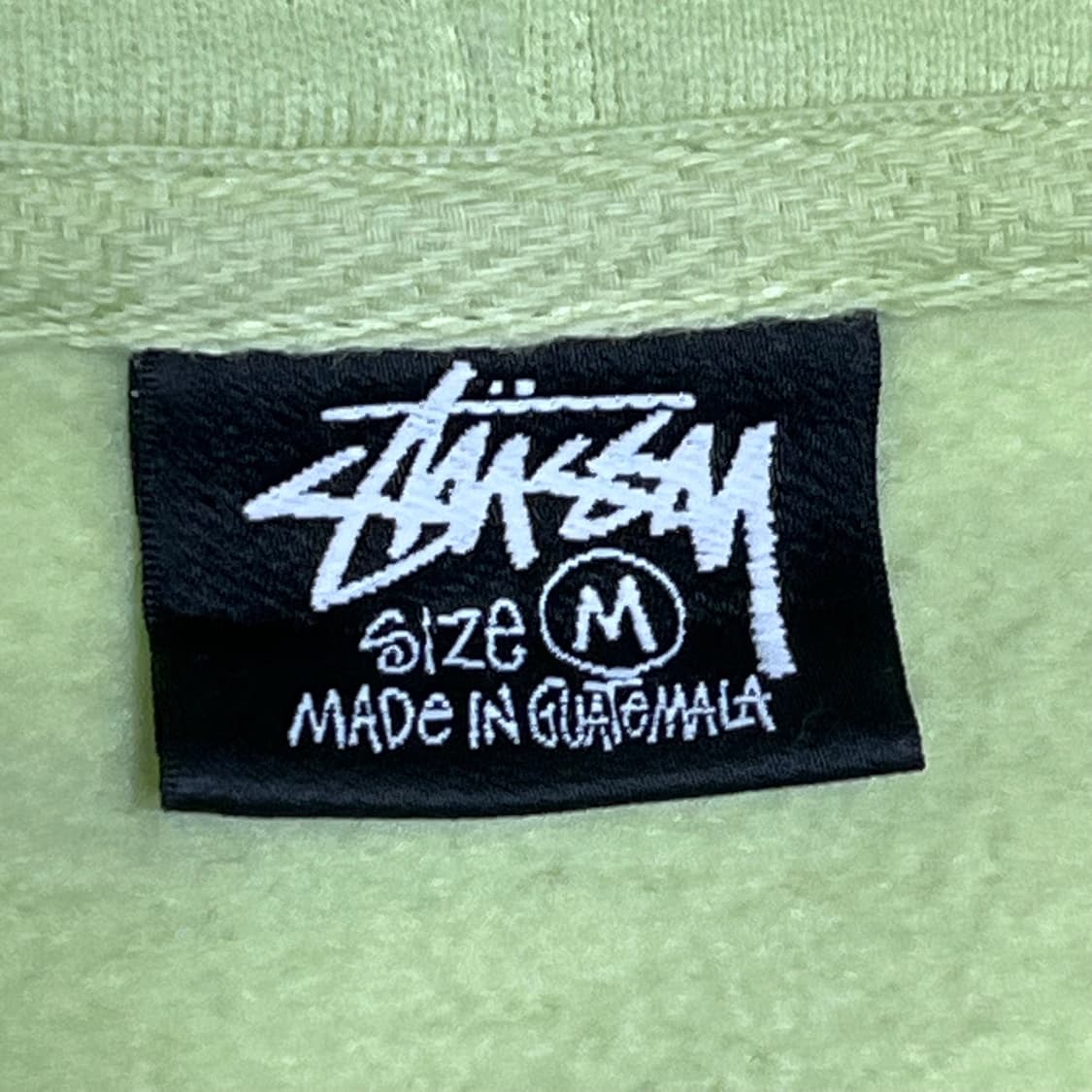 M 스투시 빅로고 형광 후드티 상품이미지4