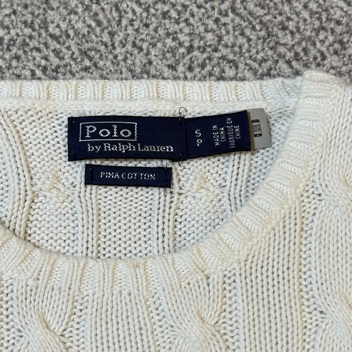 폴로 랄프로렌 코튼 크루넥 니트 S 상품이미지4