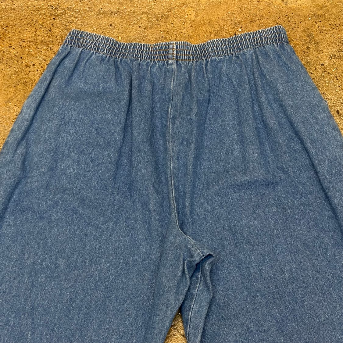 90s 미국 빈티지 허리밴드 고무줄 청바지 데님팬츠 상품이미지8