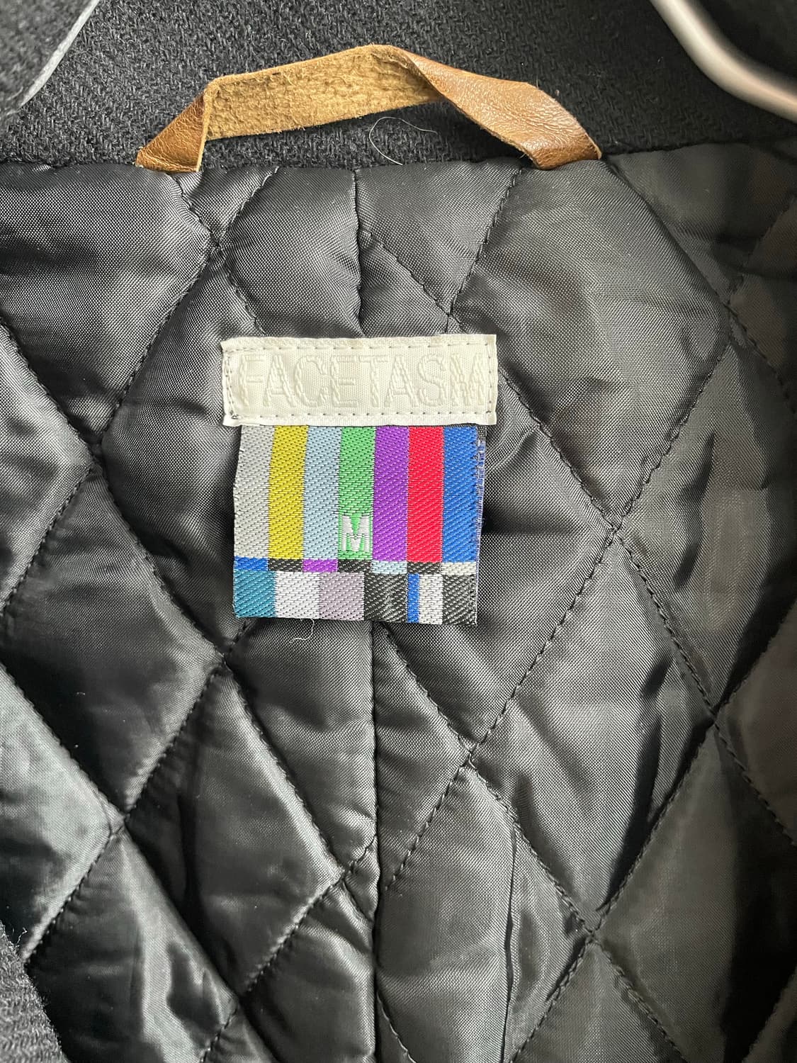 파세타즘 레더 레이어드 슬리브 피코트 상품이미지6