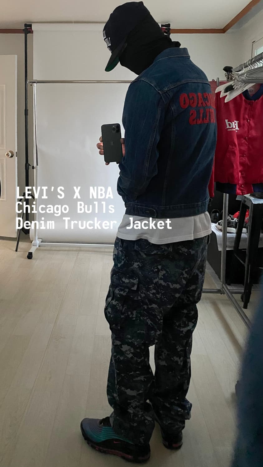 리바이스 X NBA 시카고불스 데님 트러커 자켓 상품이미지8