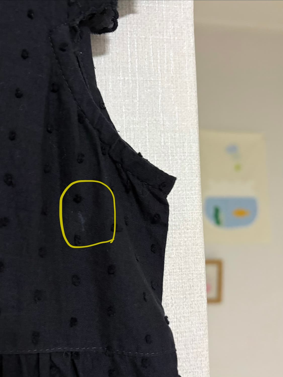 도트 반소매 블라우스 상품이미지7