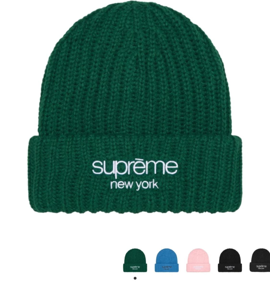 슈프림 클래식 로고 청키 비니 상품이미지1