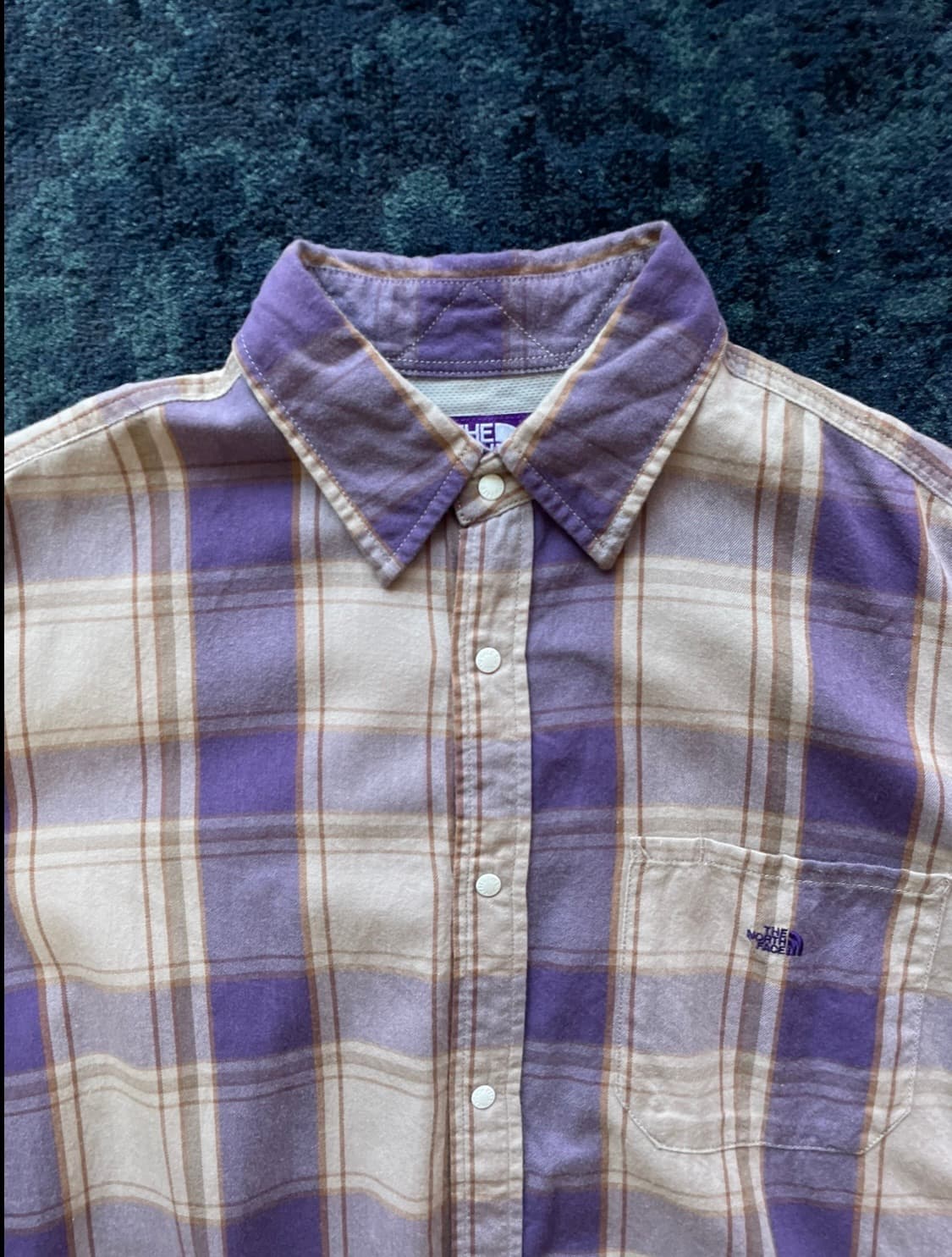 노스페이스 퍼플 라벨 체크셔츠 상품이미지2