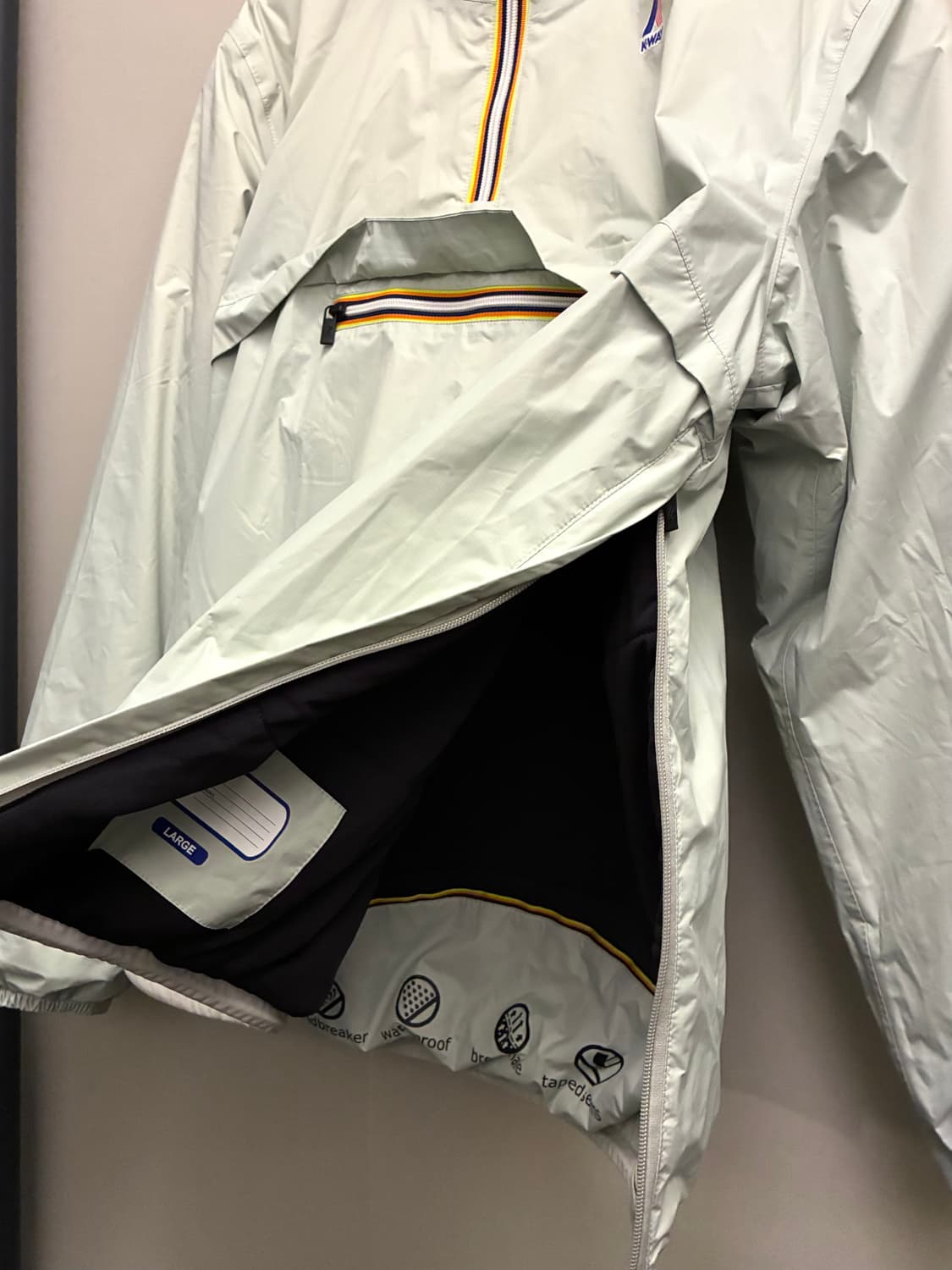 (L/103)k-way 까웨 le vrai 3.0 레옹 페디드 아노락자켓 상품이미지7