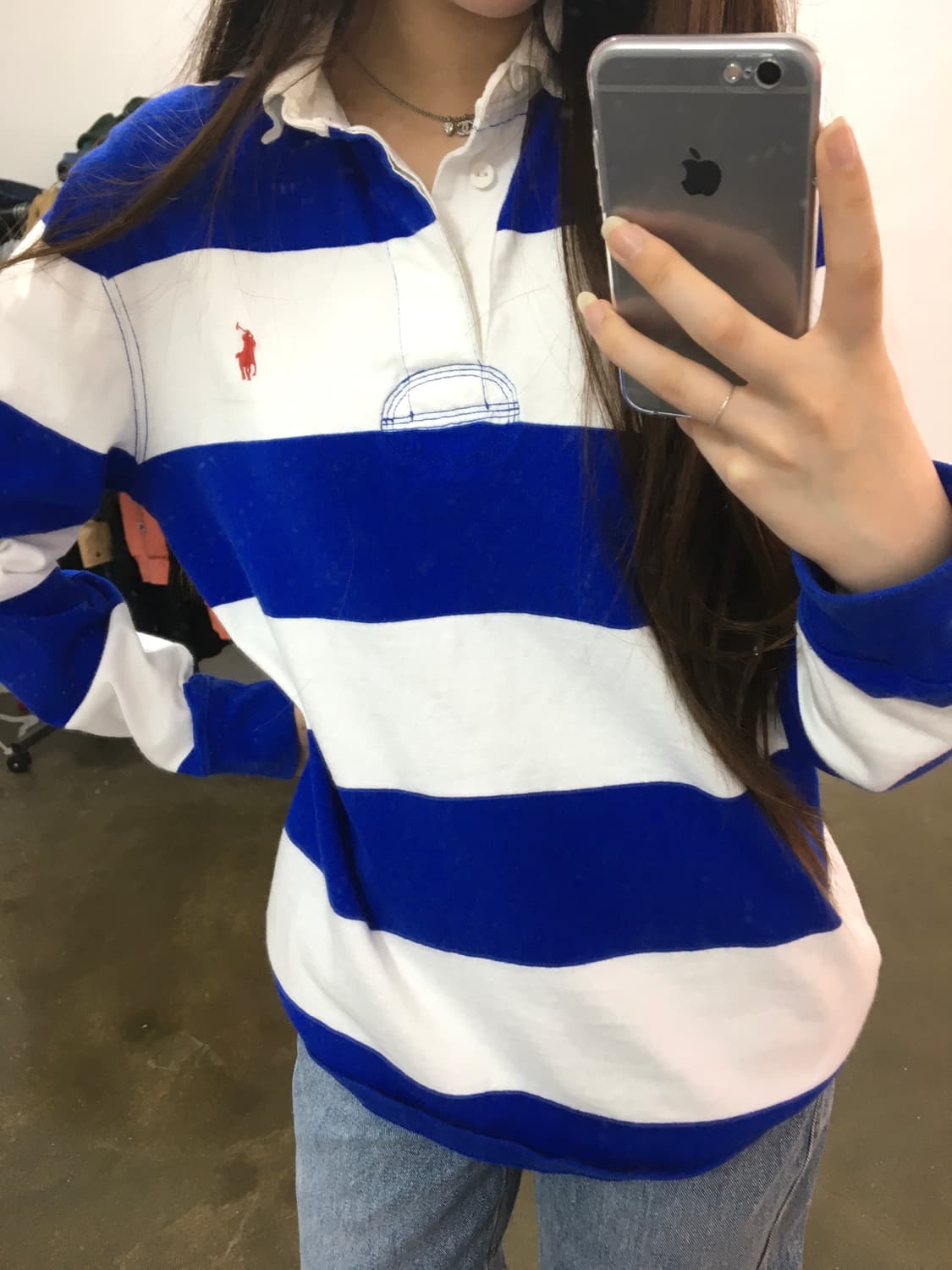 폴로 랄프로렌 스트라이프 카라티 M 상품이미지9