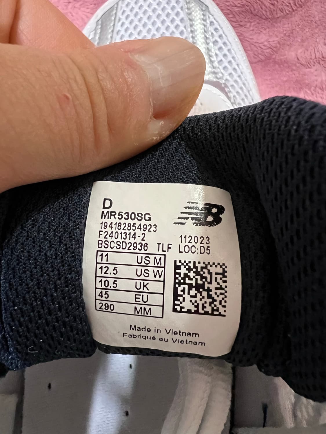 뉴발란스 530 화이트, 290사이즈 스니커즈 판매합니다 상품이미지3