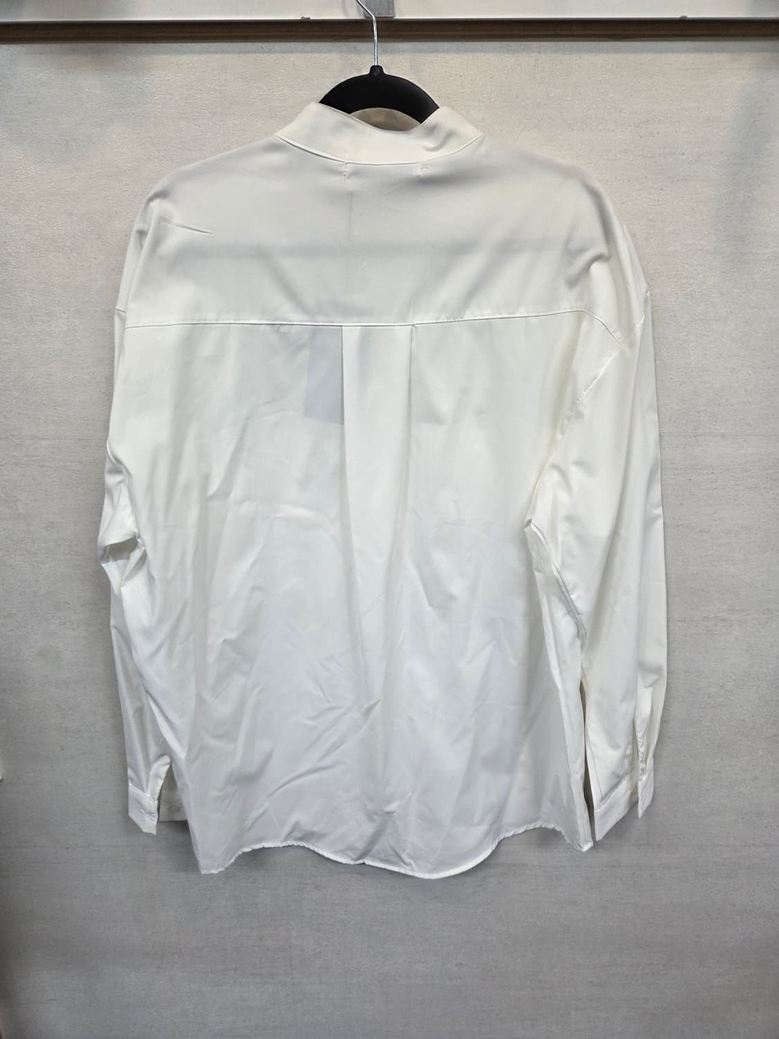 수아레 노카라 차이나 셔츠 긴팔 화이트 m 루즈핏 상품이미지2