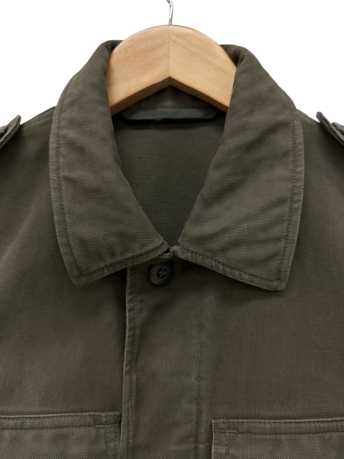 80s GMBH 독일군 퍼티그자켓 카키 (M) 상품이미지3