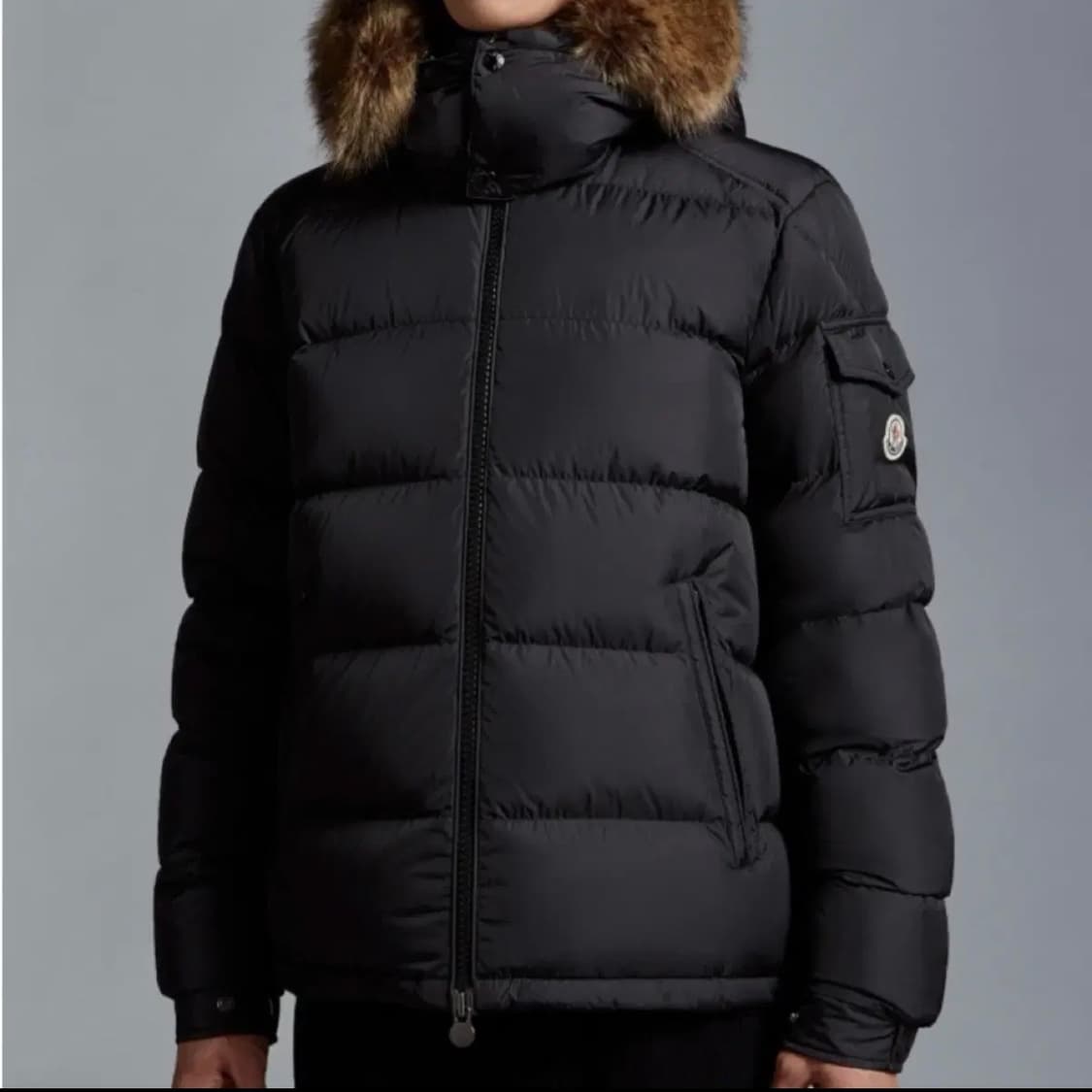 [블랙 4/새상품급] 몽클레어 마야프 패딩 블랙 풀구성 마르크 상품이미지9