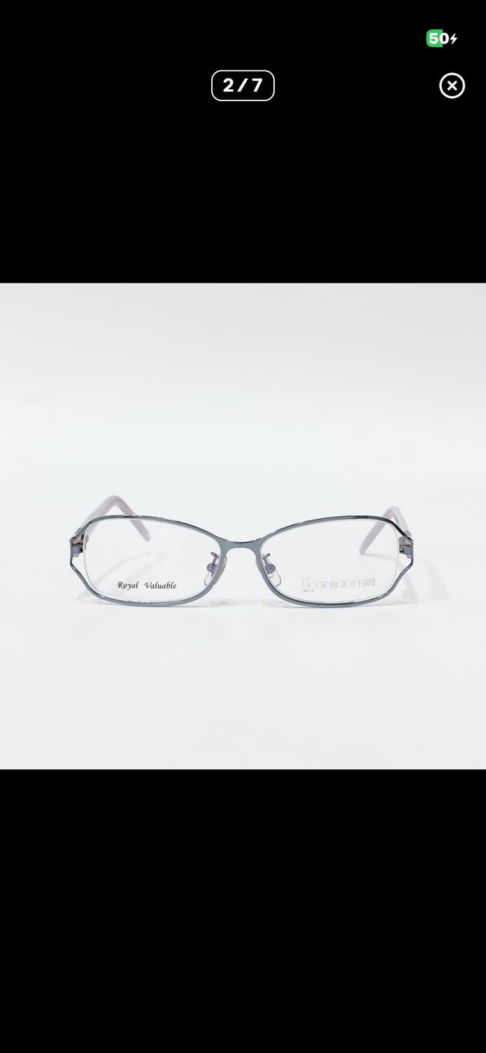 GIORGIO FERRI 블루 메탈 데드스탁 빈티지안경 상품이미지2