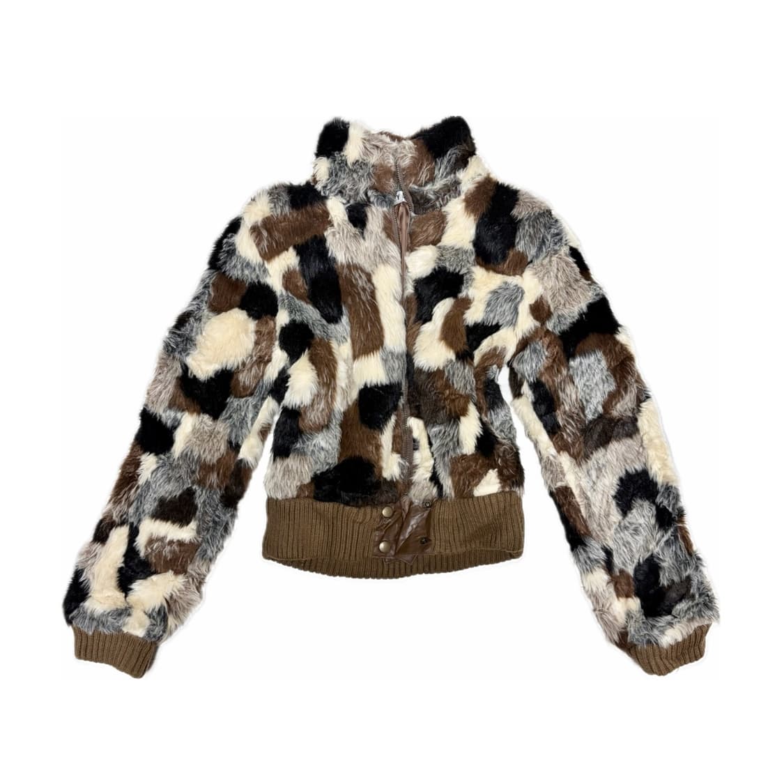 y2k 펑크 긱시크 퍼자켓 라떼갸루 히메갸루 오네갸루 로걀 크루빈티지 상품이미지1