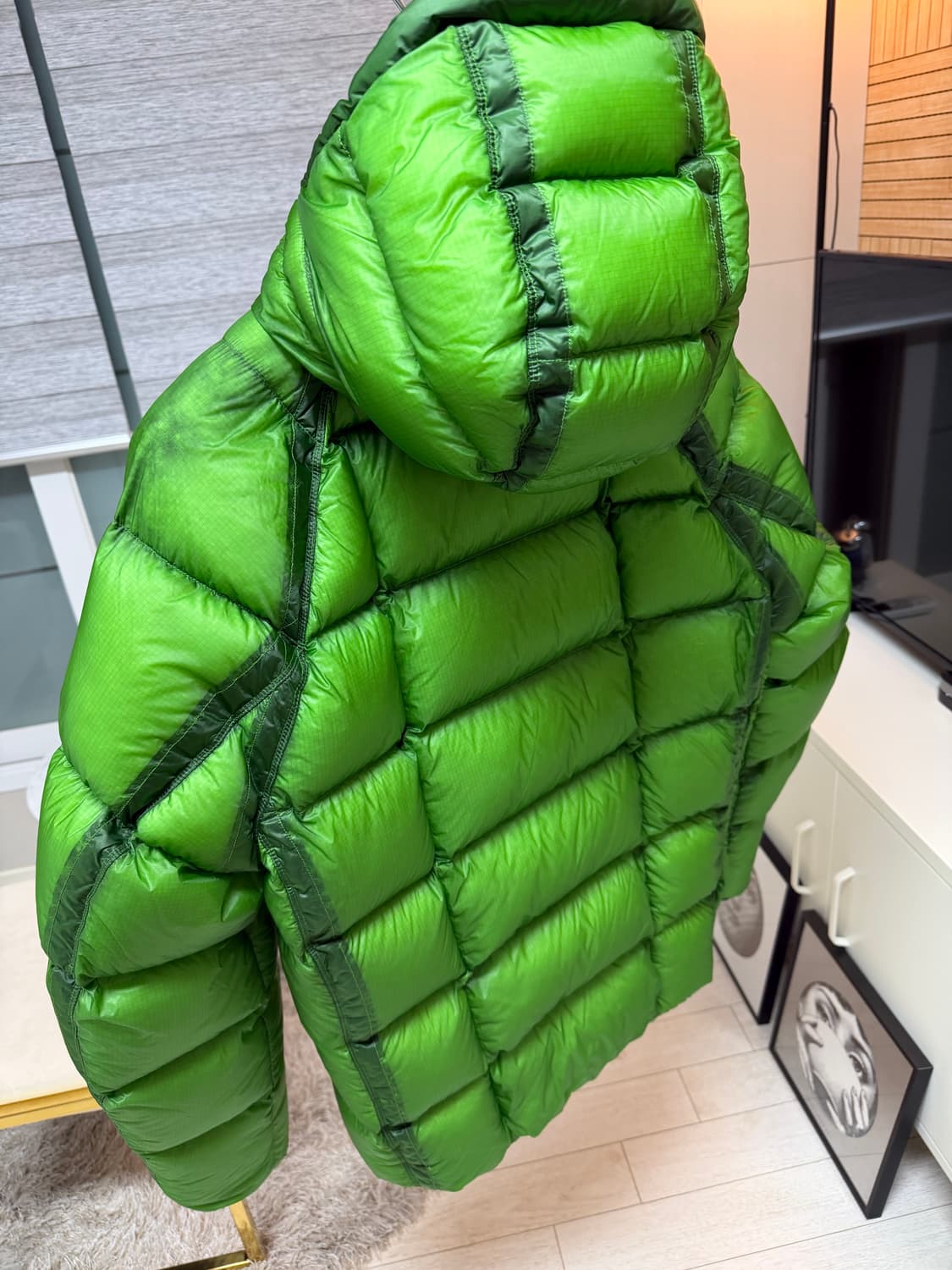 CP컴퍼니 DD쉘 다운자켓 클래식 그린 50(L) 상품이미지2