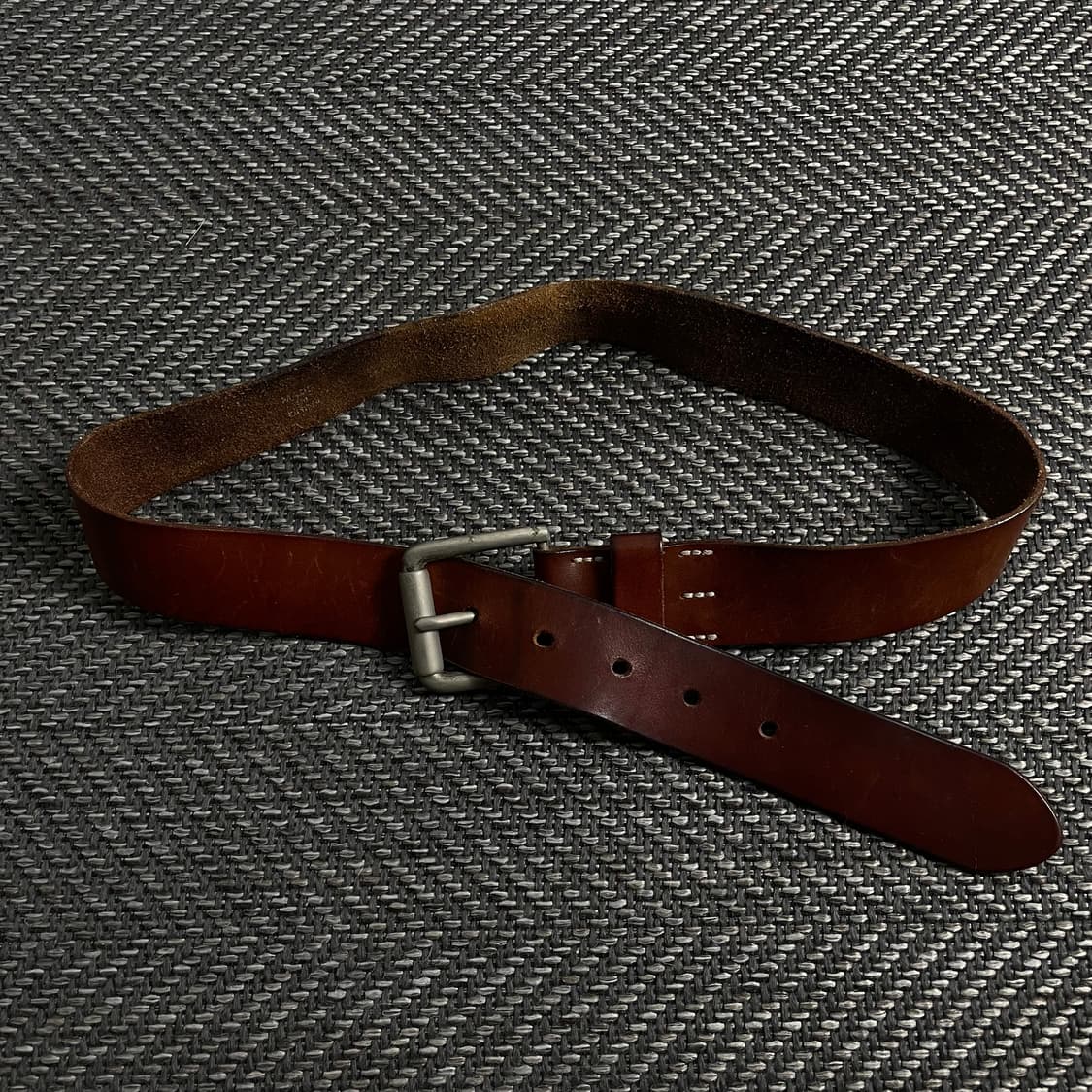 빈티지 웨스턴 브라운 가죽 벨트y 3883 상품이미지2