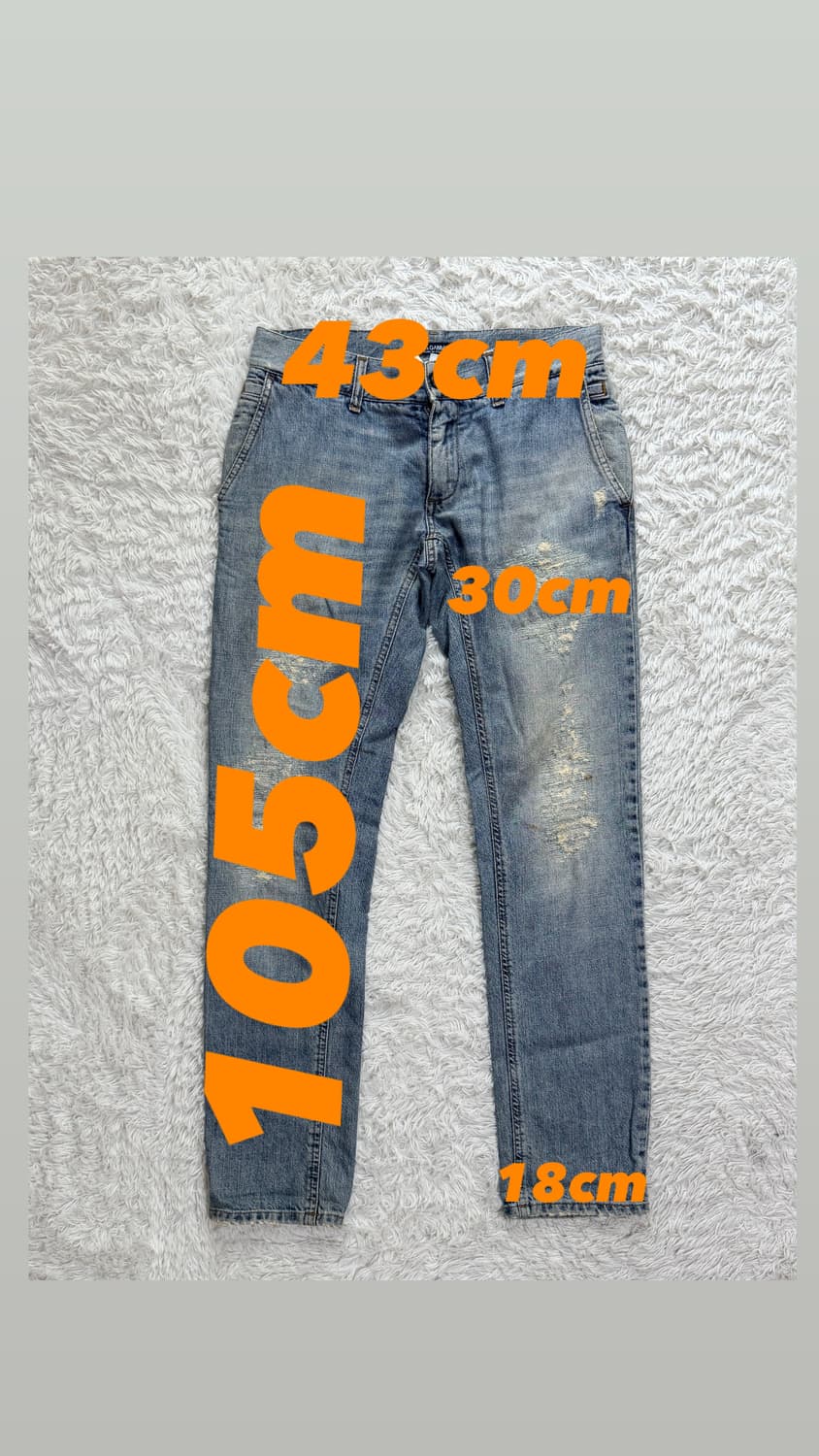 [돌체앤가바나] 정품 디스트로이드 워싱 슬림진 (size 46) 상품이미지2
