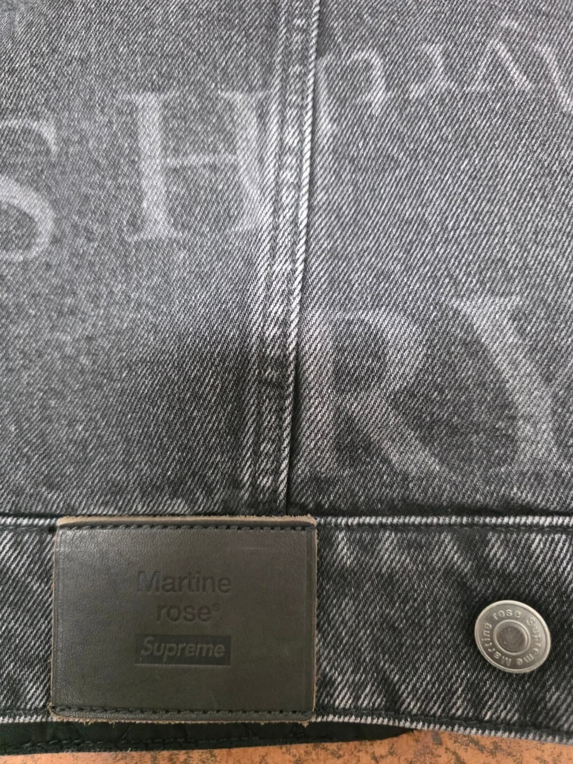 슈프림 x 마틴 로즈 24FW 리버시블 트러커 자켓 워시드 블랙 L 상품이미지5