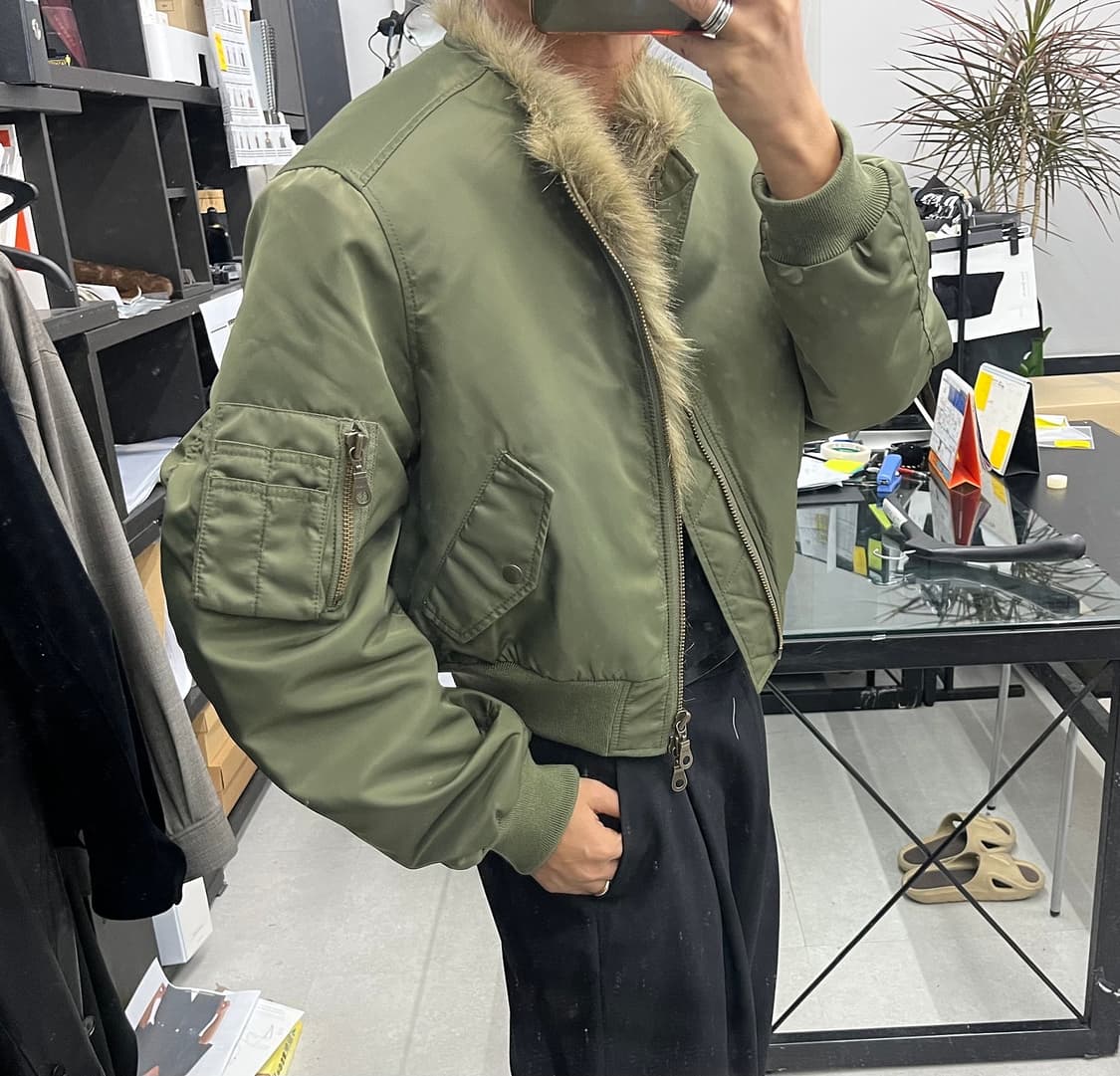 노이어 샤기 퍼 자켓 상품이미지3