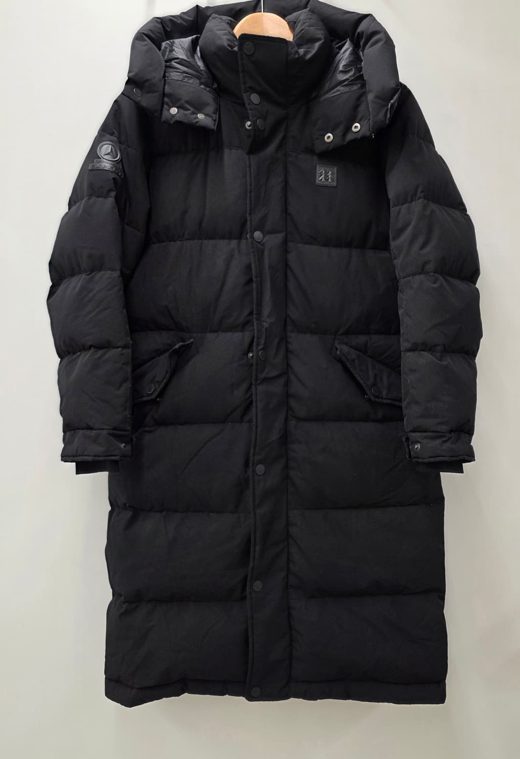 코오롱스포츠 45주년 기념 여성 구스다운 롱패딩.  싸이즈 90 상품이미지2