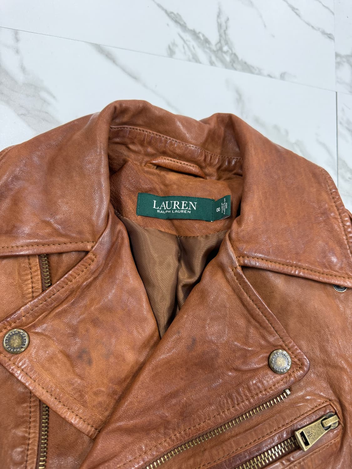 로렌 랄프로렌 양가죽 라이더 자켓 상품이미지3