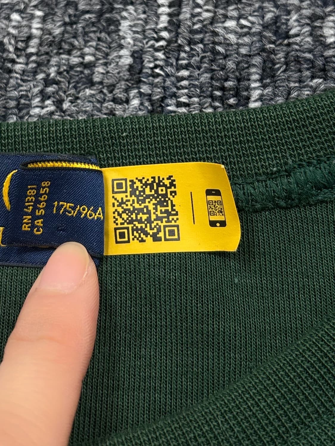 폴로 그린 맨투맨 상품이미지6