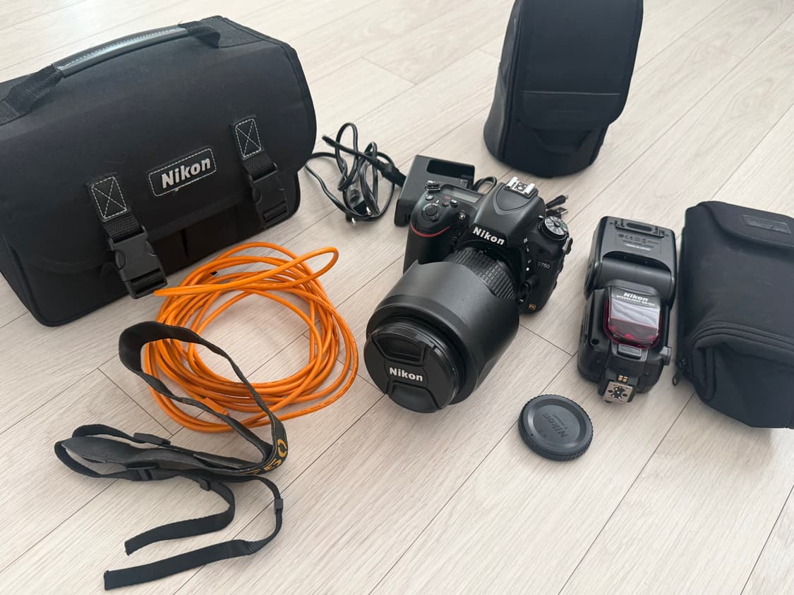니콘 dslr D750 + 니콘 24-70mm 렌즈 + 니콘 스트로보 상품이미지1