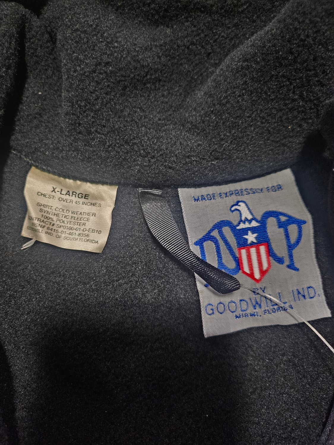 미군오리지날 300폴라텍 미사용신품 XL 상품이미지2