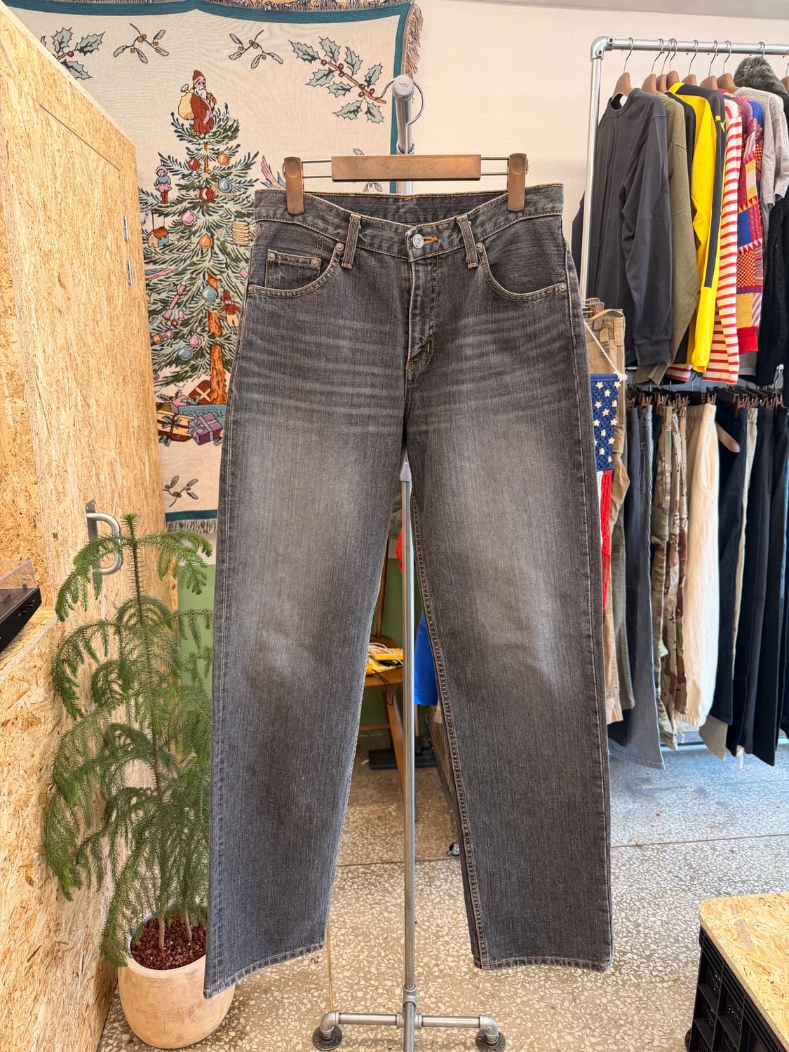 폴로 진스 블랙워싱 데님 팬츠 30 상품이미지1