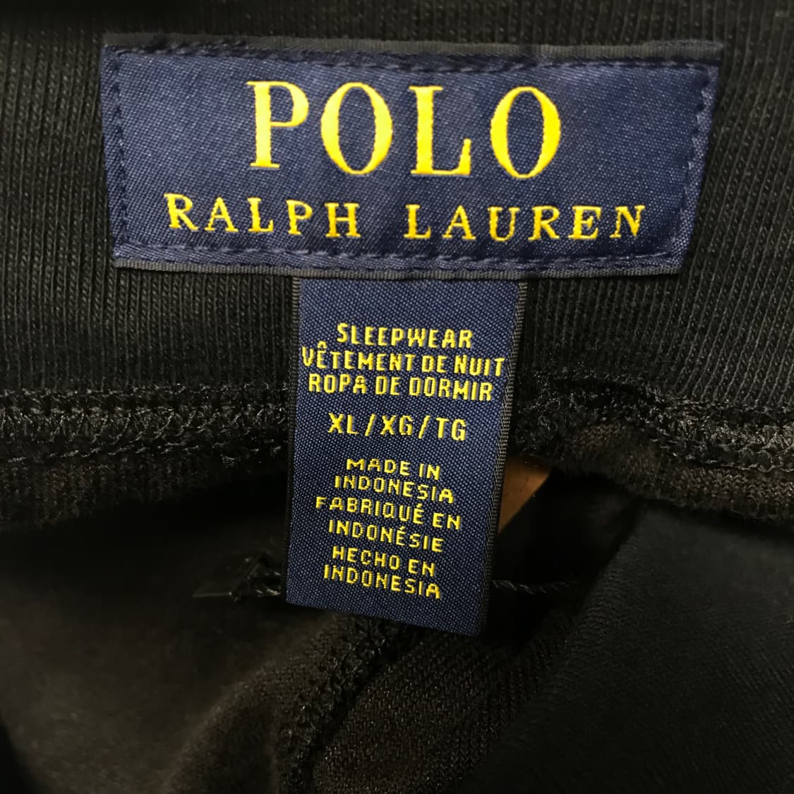 폴로 랄프로렌 벨벳 스웨트팬츠 블랙 XL 상품이미지6