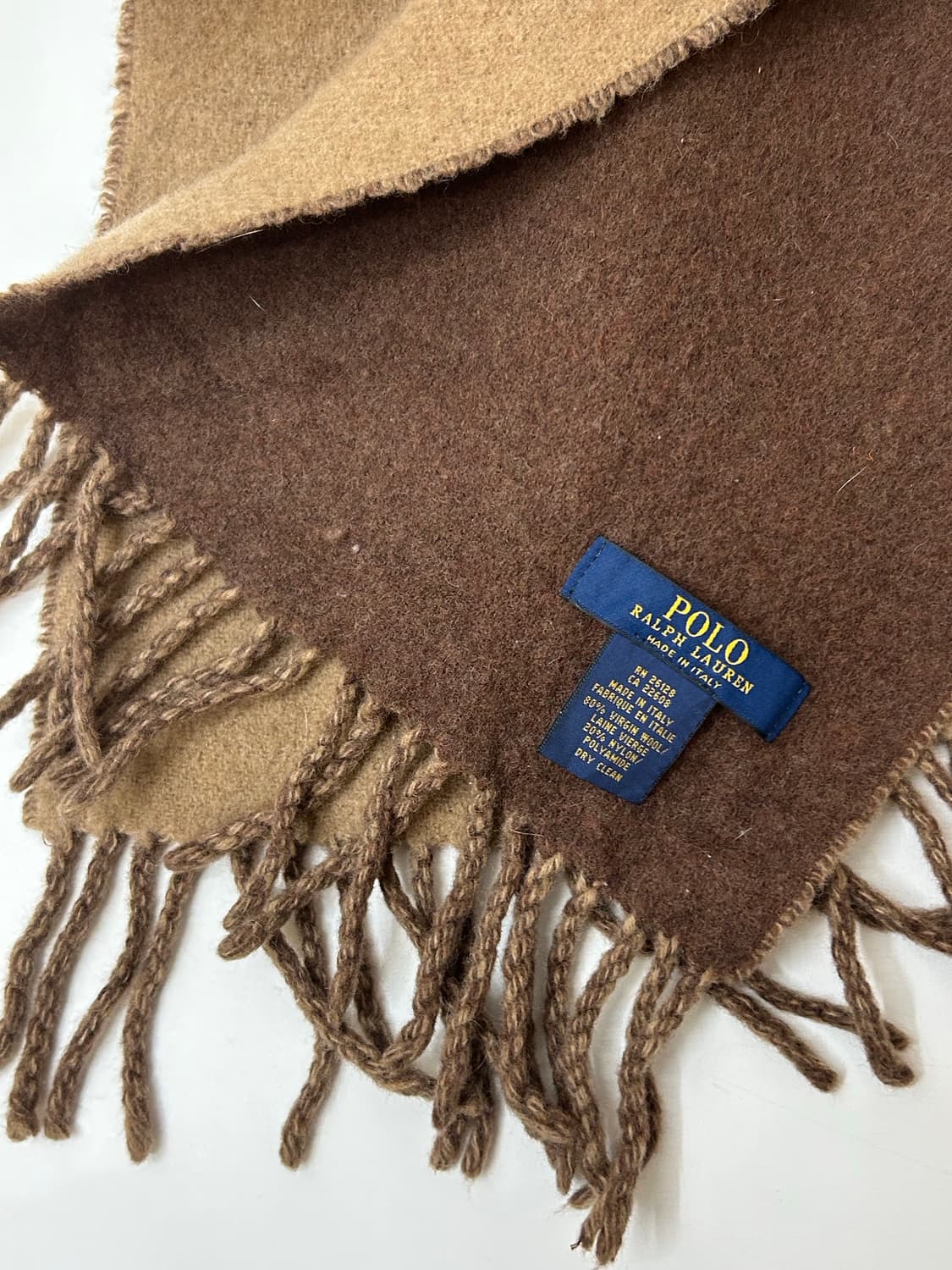 Polo 폴로 랄프로렌 브라운 머플러   상품이미지4
