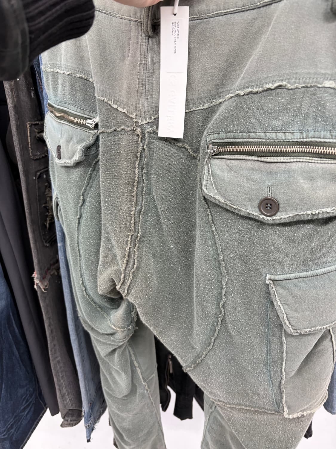 위즈 리미티드 bdu 스웻 카고 와이드 팬츠 상품이미지6