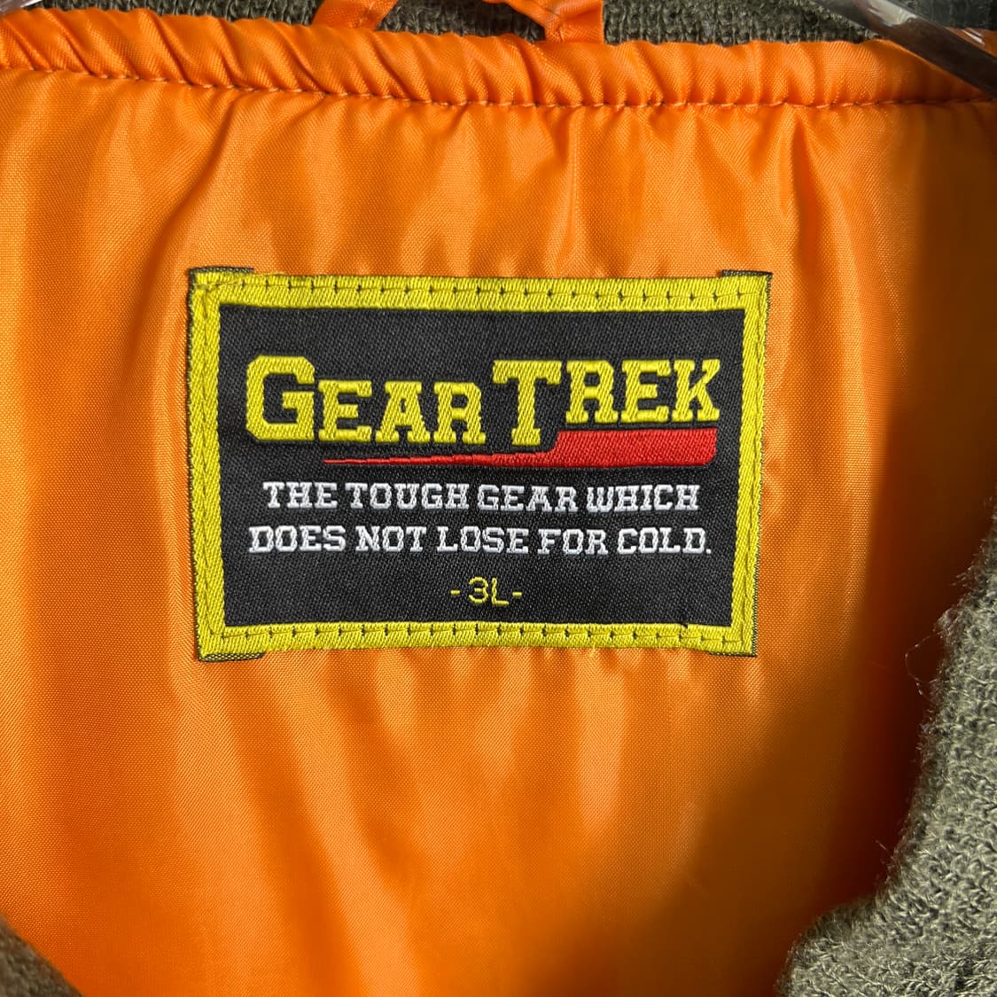 Gear Trek 카키 ma-1 항공 점퍼 2XL 상품이미지3